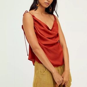 Free People Hattie Silk Tank Size S